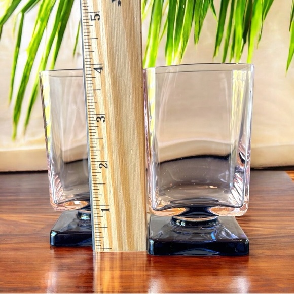 Vintage Disaronno Amaretto Square Cocktail Glasses – Set of 2 - Picture 8 of 9